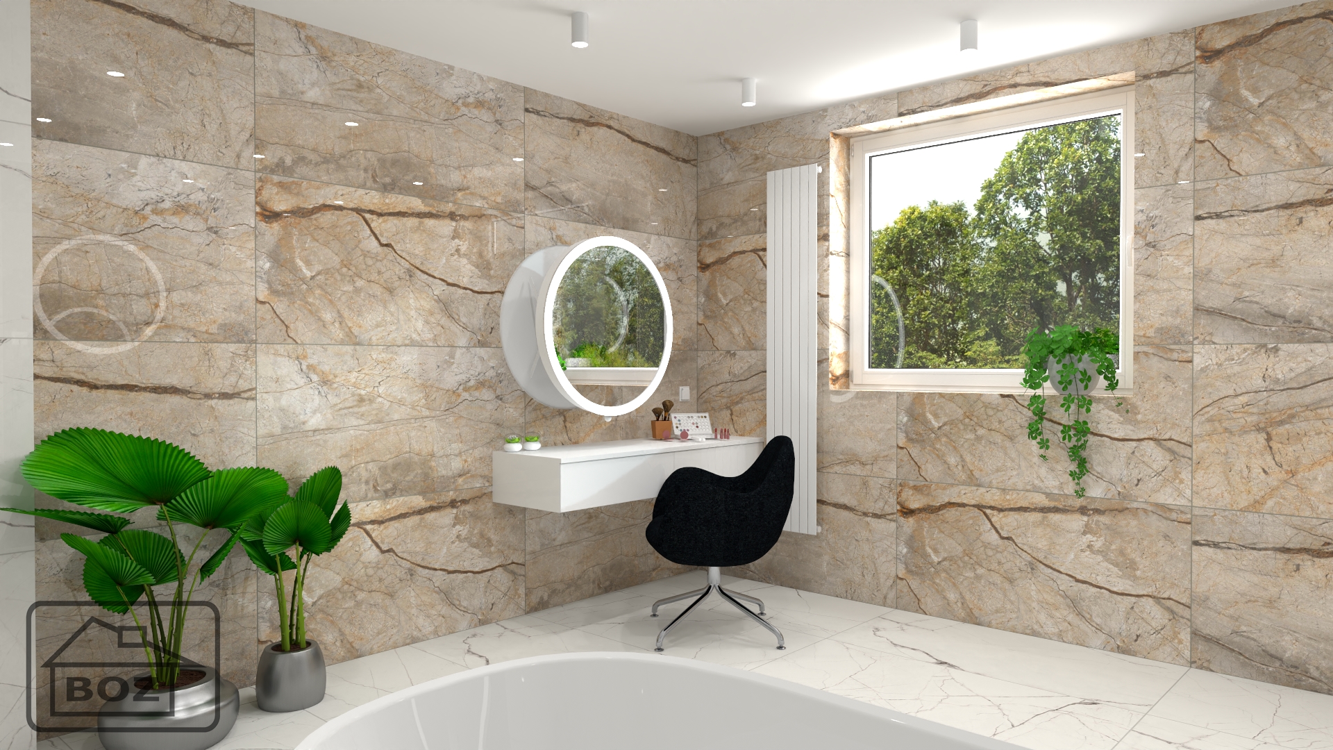 mała luksusowa łazienka